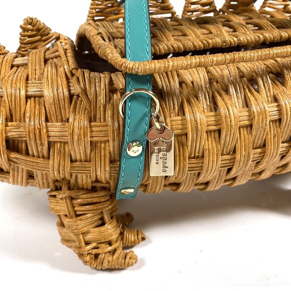 RARE KATE SPADE 'Swamped Wicker 3D Alligator' Bag - Picture 10 of 12